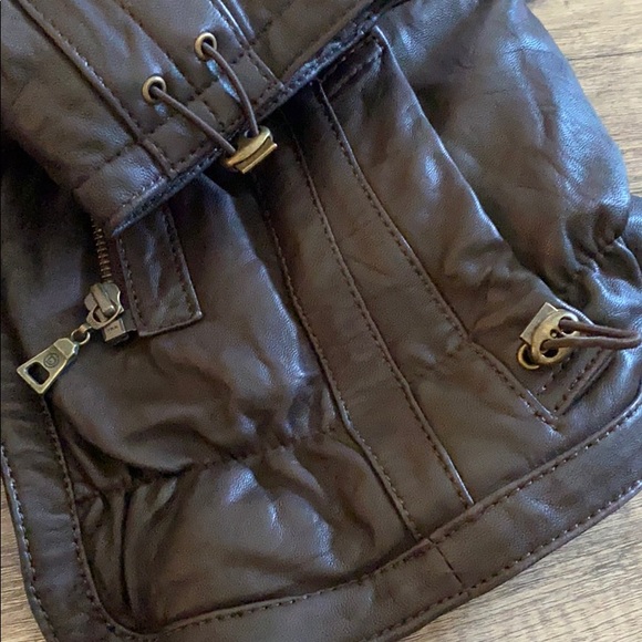 Danier Brown Leather Jacket - Picture 7 of 7